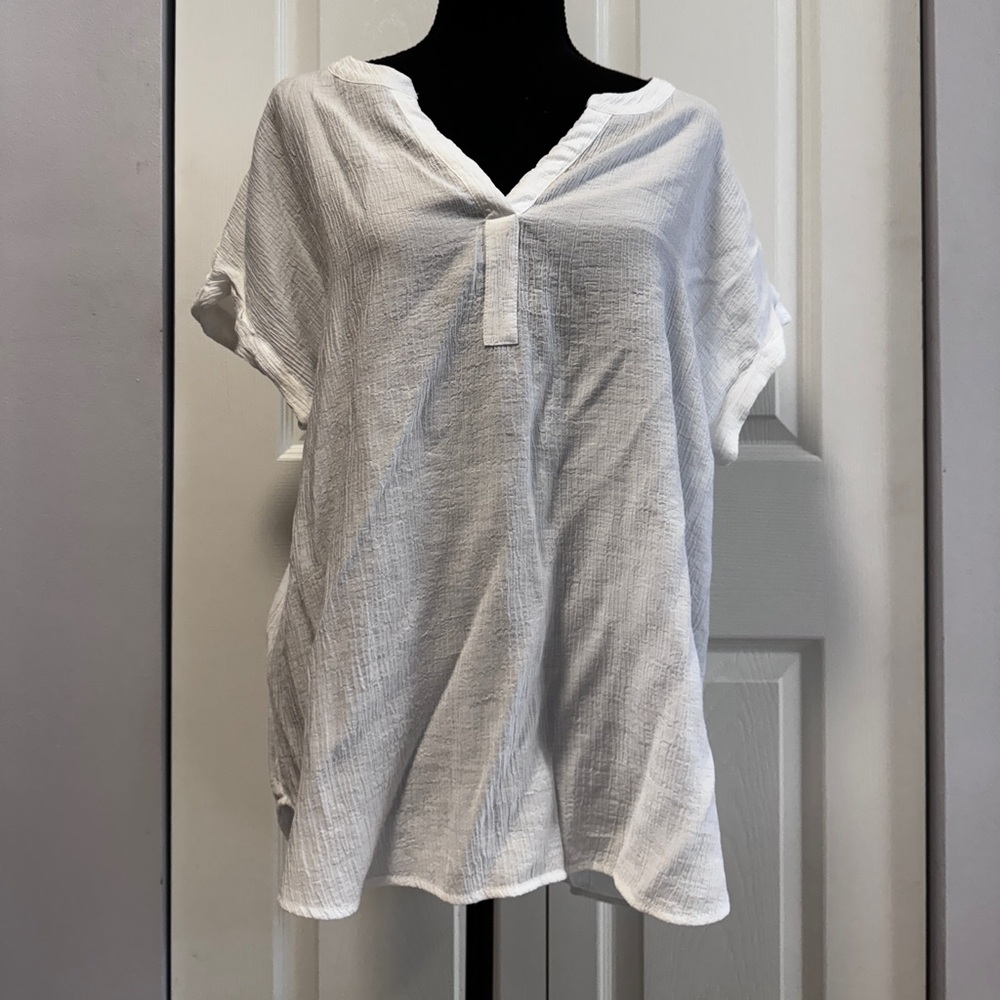Jane and Delancey White Blouse